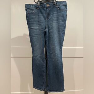 d. jeans bootcut jeans - sz 16W